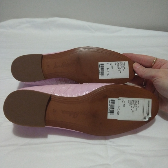 Sam Edelman Pink Loraine Leather Loafers - Picture 5 of 13